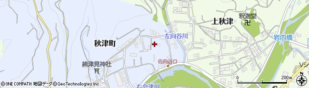 和歌山県田辺市秋津町1816周辺の地図