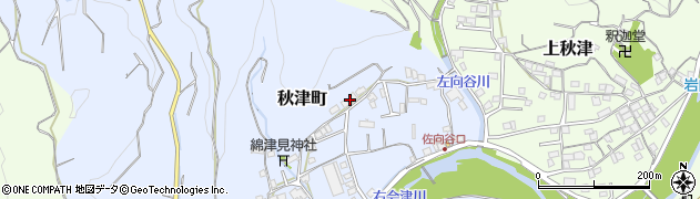 和歌山県田辺市秋津町1781周辺の地図