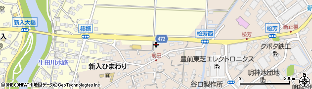 福岡県直方市下新入2012周辺の地図