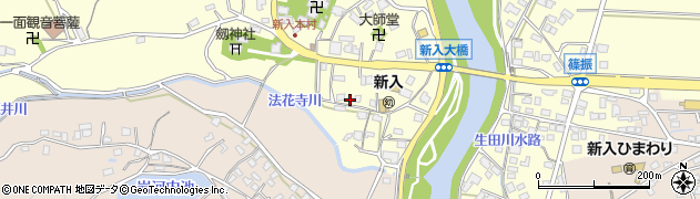 福岡県直方市下新入1632周辺の地図