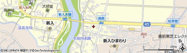 福岡県直方市下新入63周辺の地図