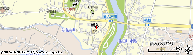 福岡県直方市下新入1571-2周辺の地図