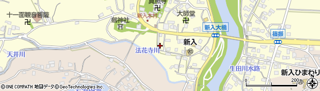 福岡県直方市下新入2551周辺の地図