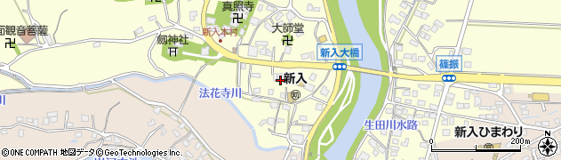 福岡県直方市下新入1636周辺の地図