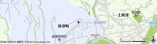 和歌山県田辺市秋津町1784周辺の地図