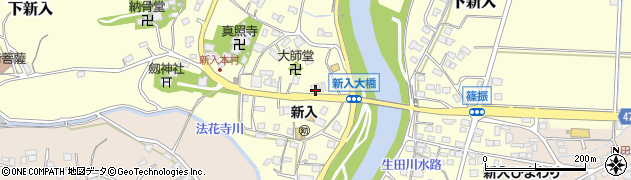 福岡県直方市下新入1565周辺の地図