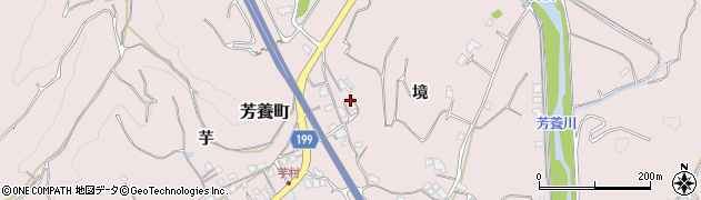 和歌山県田辺市芳養町2178周辺の地図
