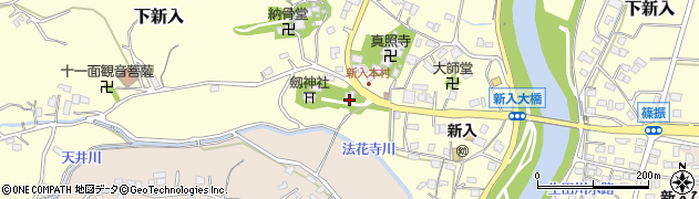 福岡県直方市下新入2547周辺の地図