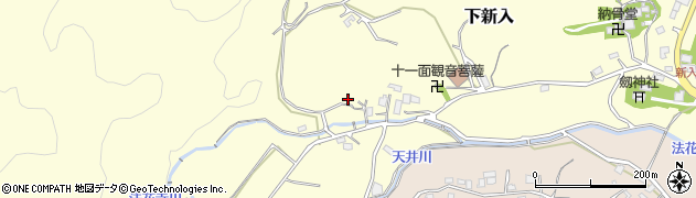 福岡県直方市下新入2605周辺の地図