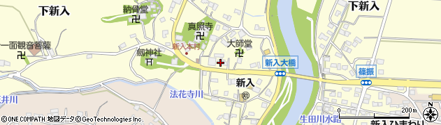 福岡県直方市下新入1649周辺の地図