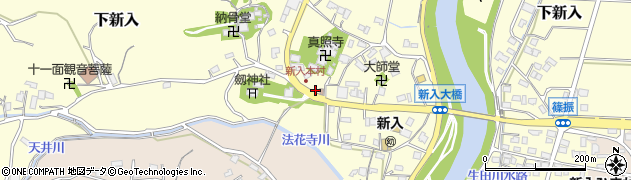 福岡県直方市下新入2549周辺の地図