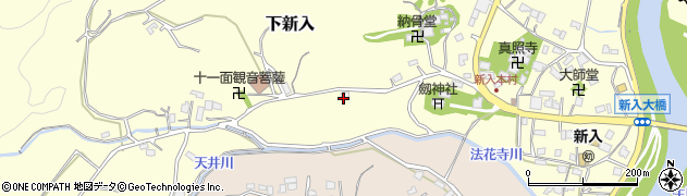 福岡県直方市下新入2577-9周辺の地図