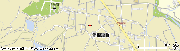 愛媛県松山市浄瑠璃町周辺の地図