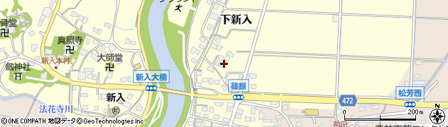福岡県直方市下新入82-5周辺の地図