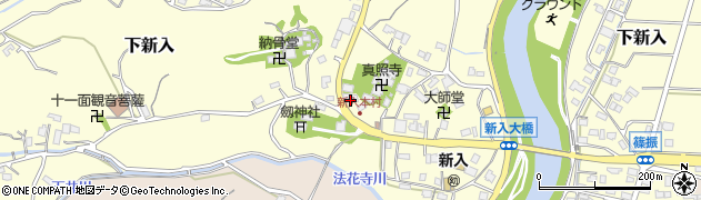 福岡県直方市下新入1679周辺の地図