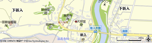 福岡県直方市下新入1664周辺の地図