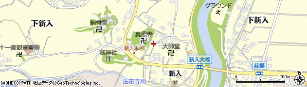 福岡県直方市下新入1674周辺の地図