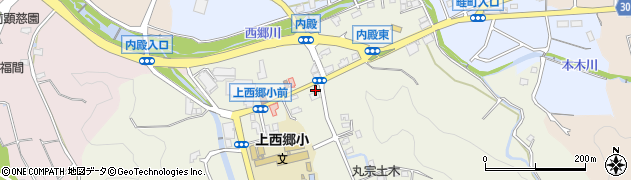 福岡県福津市内殿873周辺の地図