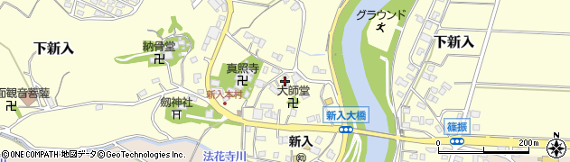 福岡県直方市下新入1666周辺の地図