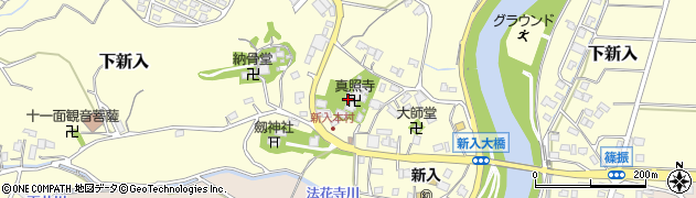 福岡県直方市下新入1672周辺の地図