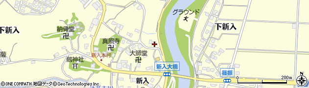 福岡県直方市下新入1543周辺の地図