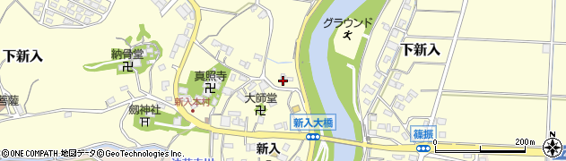 福岡県直方市下新入1539周辺の地図