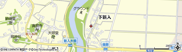 福岡県直方市下新入78周辺の地図