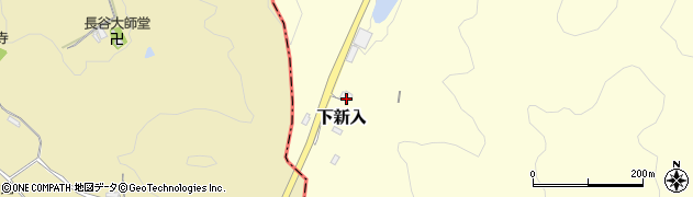 福岡県直方市下新入1992周辺の地図