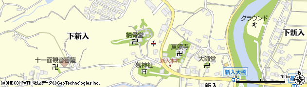 福岡県直方市下新入2538周辺の地図
