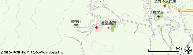 福岡県宮若市上有木1617周辺の地図