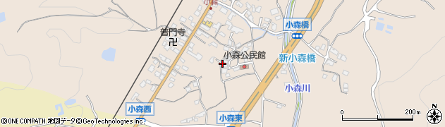 福岡県北九州市小倉南区小森周辺の地図