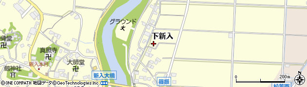 福岡県直方市下新入231周辺の地図