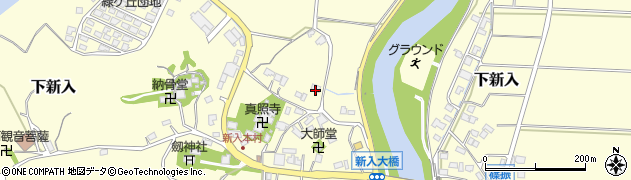 福岡県直方市下新入1692周辺の地図