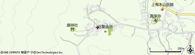 福岡県宮若市上有木1642周辺の地図