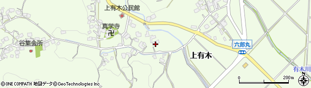 福岡県宮若市上有木737周辺の地図