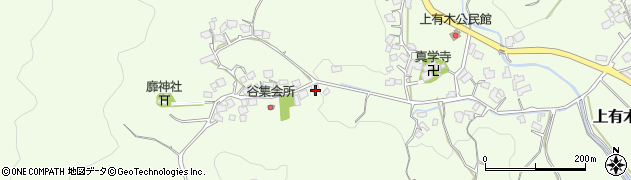 福岡県宮若市上有木996周辺の地図