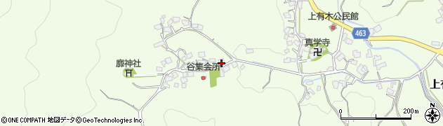 福岡県宮若市上有木1638周辺の地図