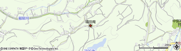 福田庵周辺の地図