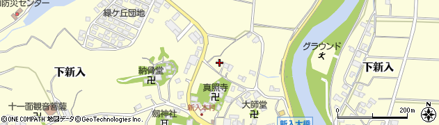 福岡県直方市下新入1701-2周辺の地図