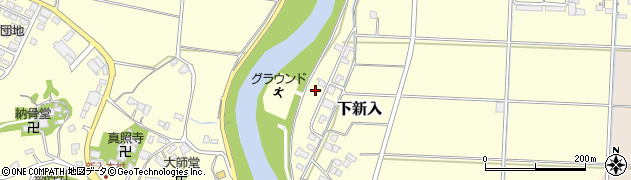 福岡県直方市下新入260周辺の地図