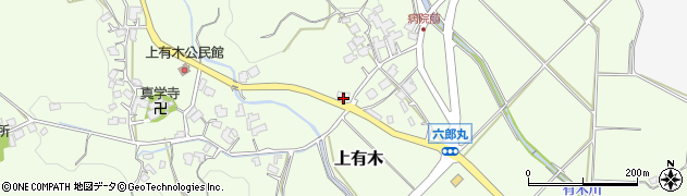 福岡県宮若市上有木601周辺の地図
