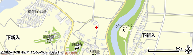 福岡県直方市下新入1694-3周辺の地図