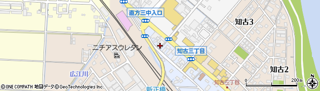 福岡県直方市新知町4-1周辺の地図