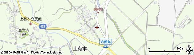 福岡県宮若市上有木464周辺の地図