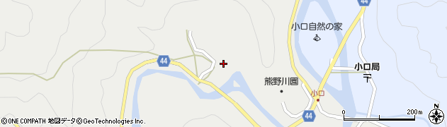 和歌山県新宮市熊野川町西周辺の地図