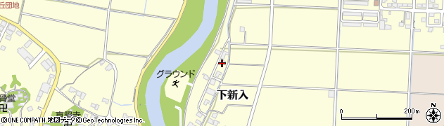 福岡県直方市下新入236周辺の地図