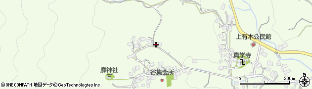 福岡県宮若市上有木983周辺の地図