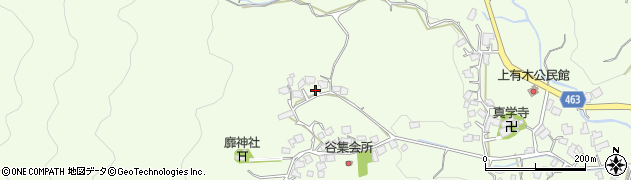 福岡県宮若市上有木1666周辺の地図