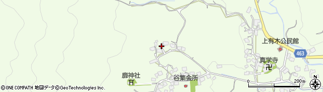 福岡県宮若市上有木1662周辺の地図