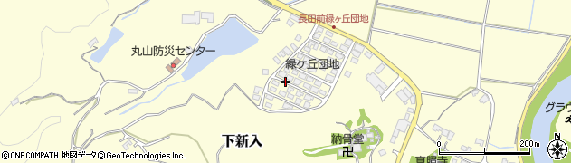 福岡県直方市下新入周辺の地図